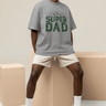 Super Dad Graphic T-Shirt – Father’s Day Gift for Men | Cool Dad Tee in Sport Grey, Red, Royal & More - Smooth Visage